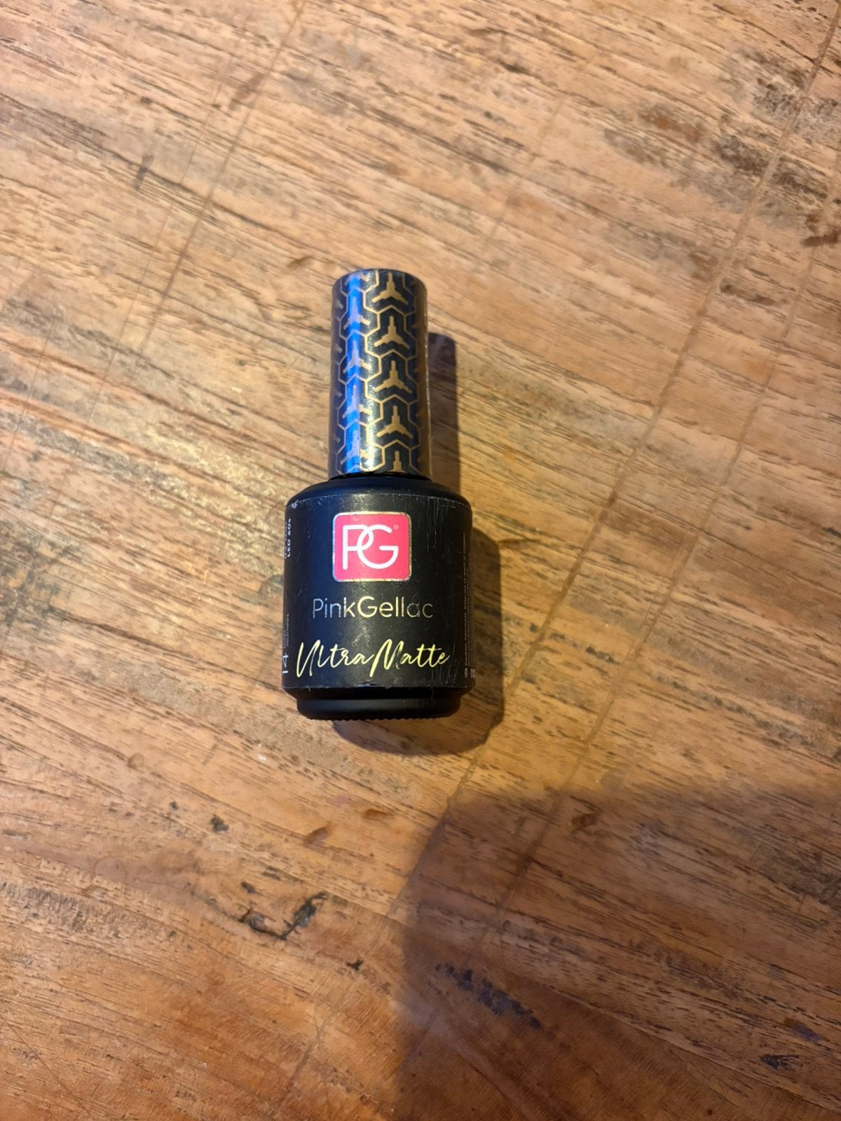 Pink gellac ultra matte topcoat, Ophalen of Verzenden, Zo goed als nieuw, Overige kleuren, Handen en Nagels