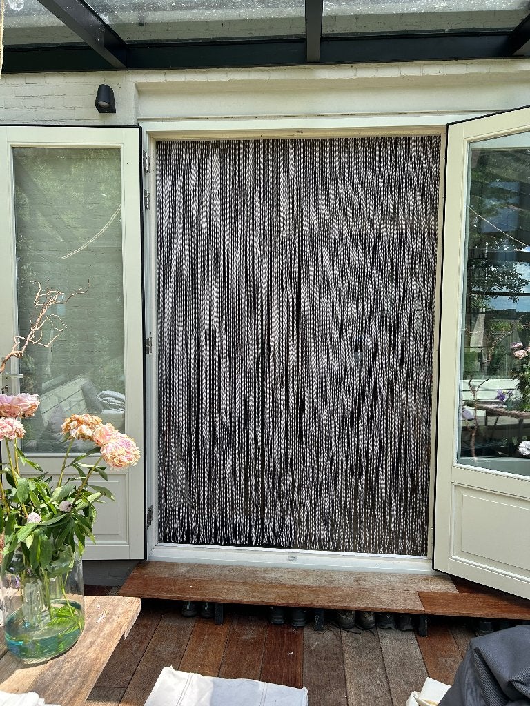 vliegengordijn 2.40 x 1.66 praktisch nieuw!, Ophalen, Kunststof, Hordeur, Zo goed als nieuw