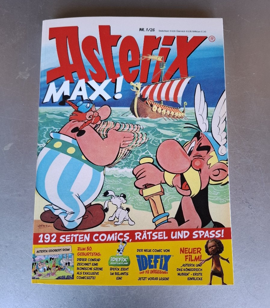 boek Asterix Max! (comics, raadsels en plezier)., Eén stripboek, Ophalen of Verzenden, Nieuw