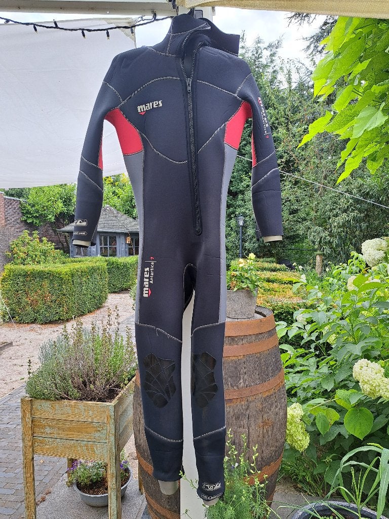 Wetsuit Mares Antartica 7 maat L, Ophalen of Verzenden, Gebruikt, Duikpak