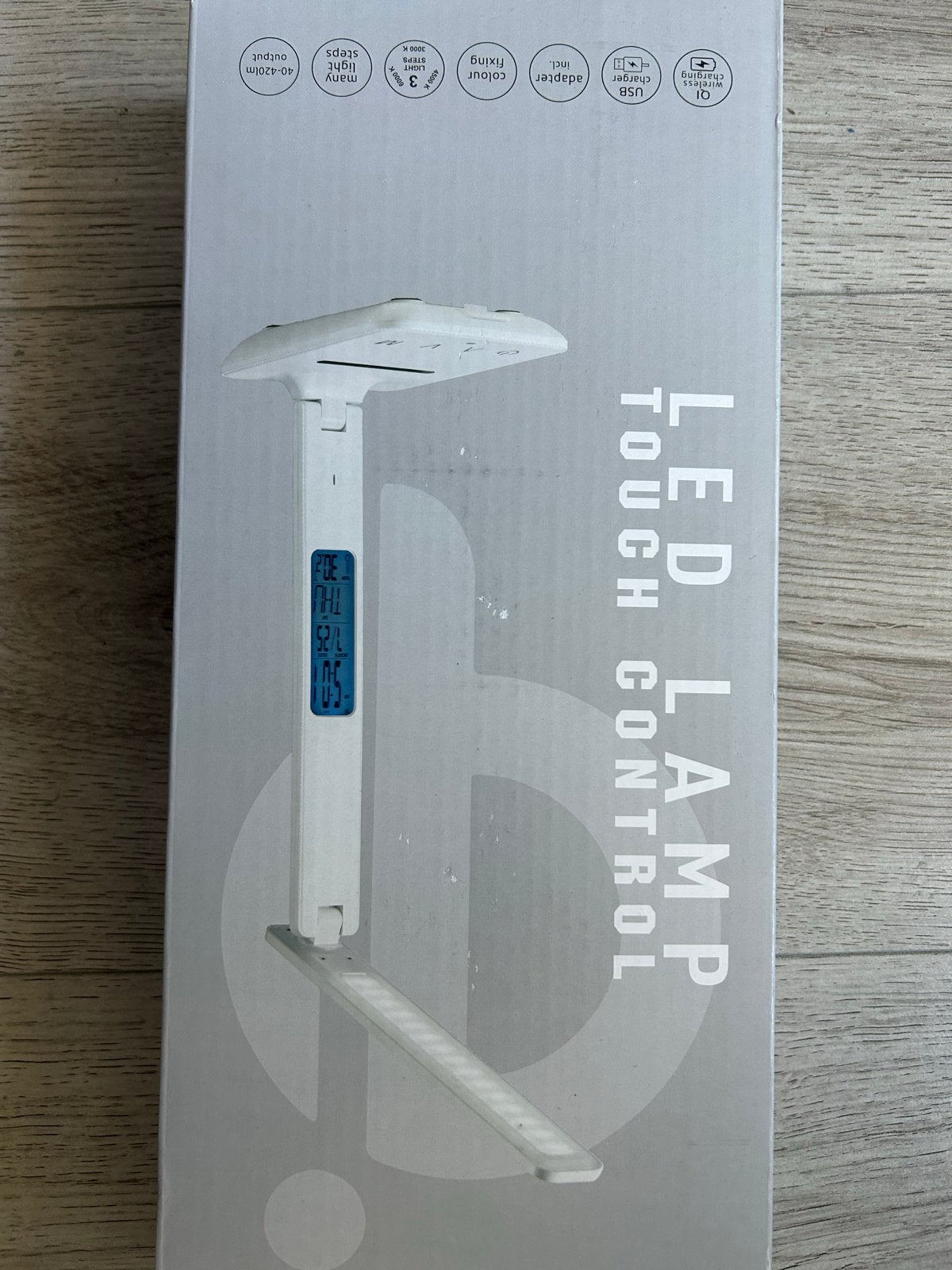 LED Lamp met Touch Control, Kalender en Draadloos Opladen, Huis en Inrichting, Lampen | Overige, Ophalen, Nieuw