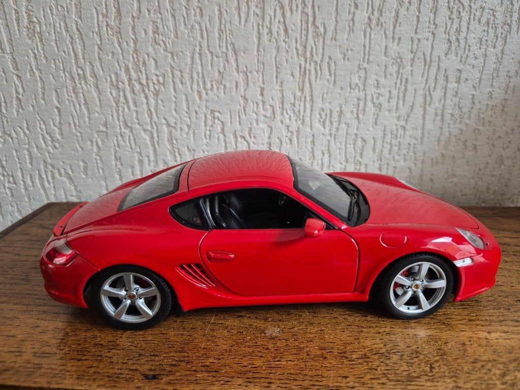 Porsche Cayman S - Welly, Hobby en Vrije tijd, Ophalen of Verzenden, Zo goed als nieuw, Auto, Welly