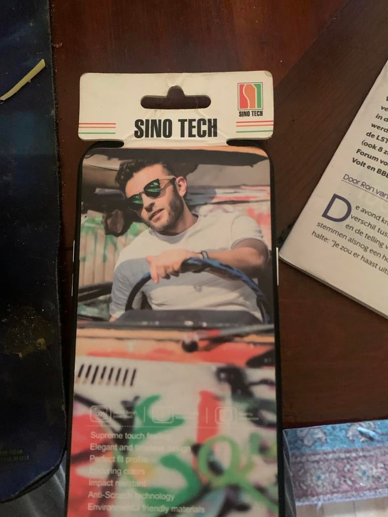Sino Tech Hoesje voor iPhone 12 Pro Max - Zwart, Ophalen of Verzenden, Nieuw, IPhone 12 Pro Max, Hoesje of Tasje