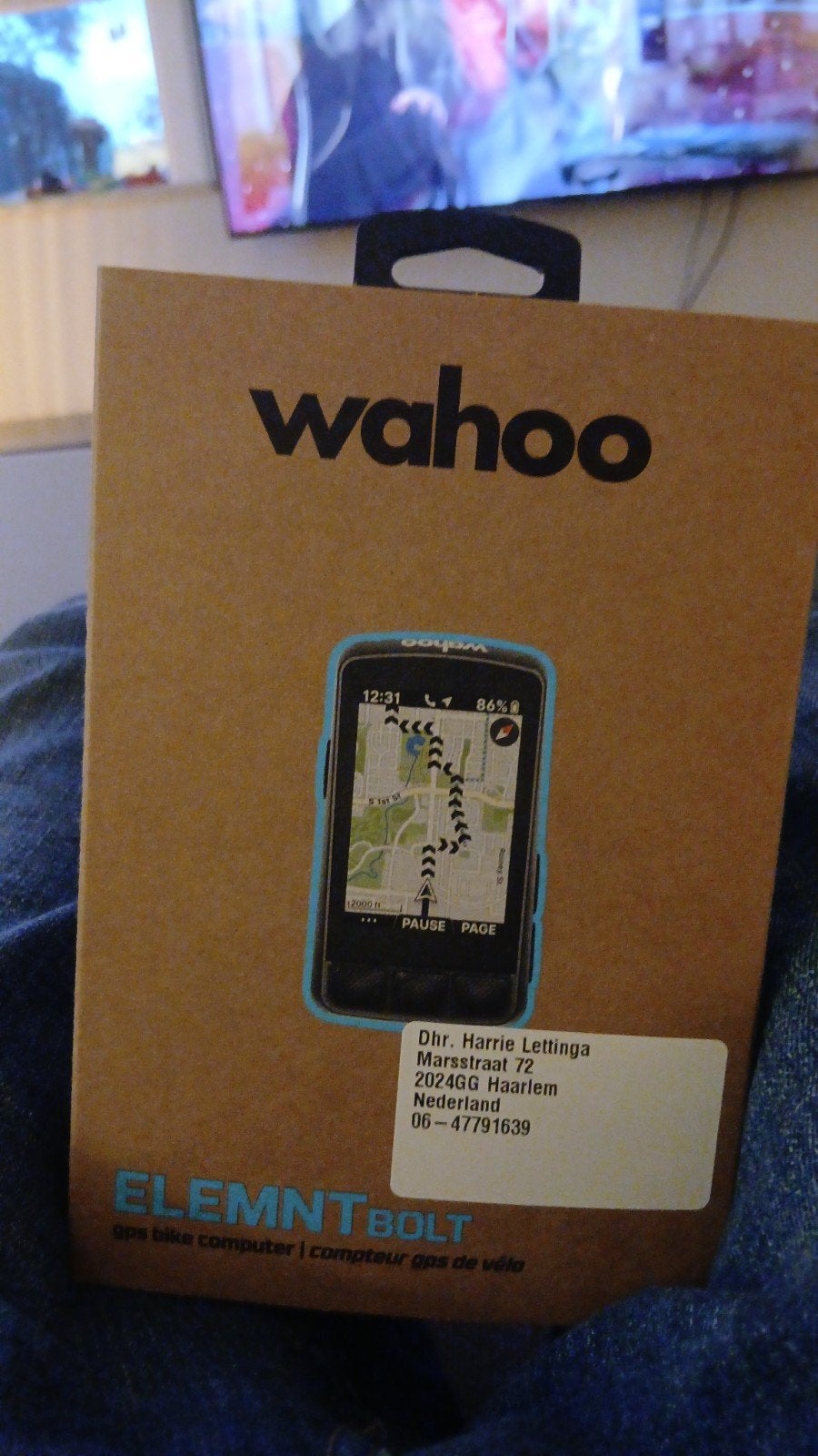 Wahoo ELEMNT BOLT 3 Fietscomputer, Fietsen en Brommers, Fietsaccessoires | Fietscomputers, Ophalen of Verzenden, Waterdicht, Nieuw