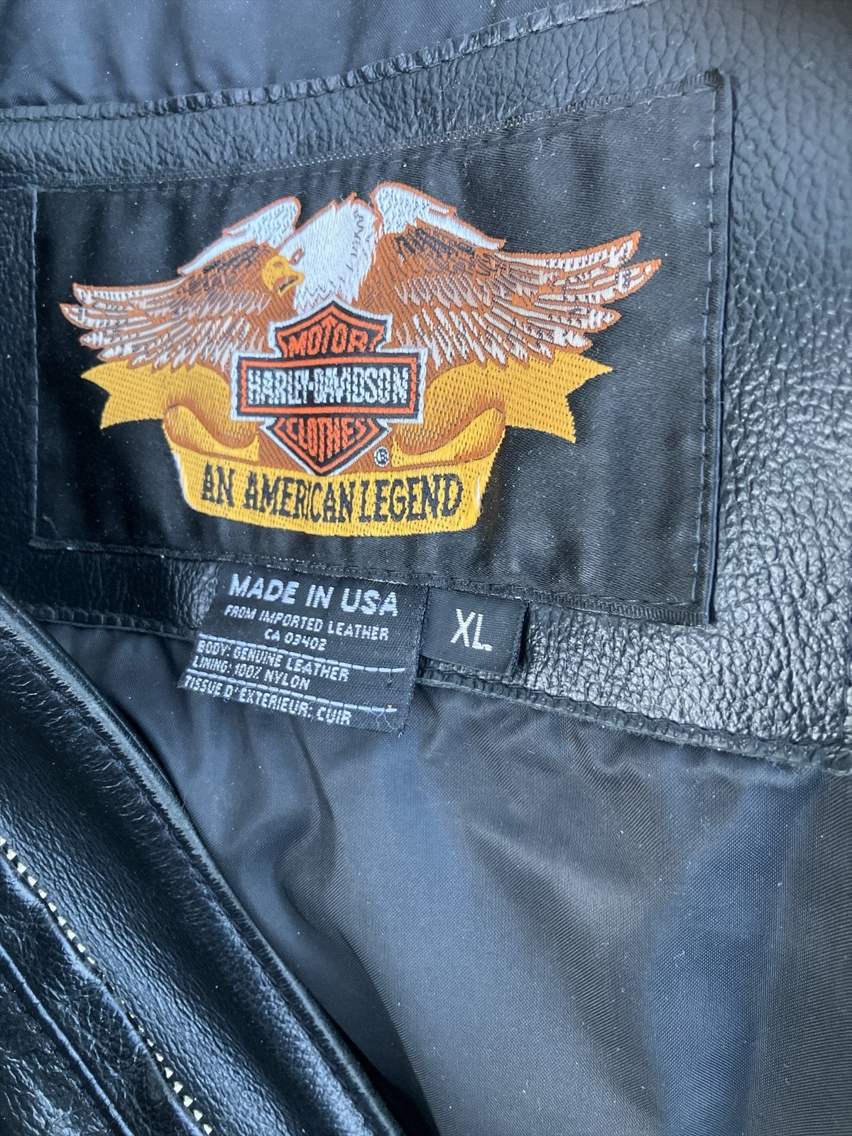 Harley Davidson XL motorjas leer jaren '80-'90, Heren, Jas | leer, Huysmans, Ophalen of Verzenden