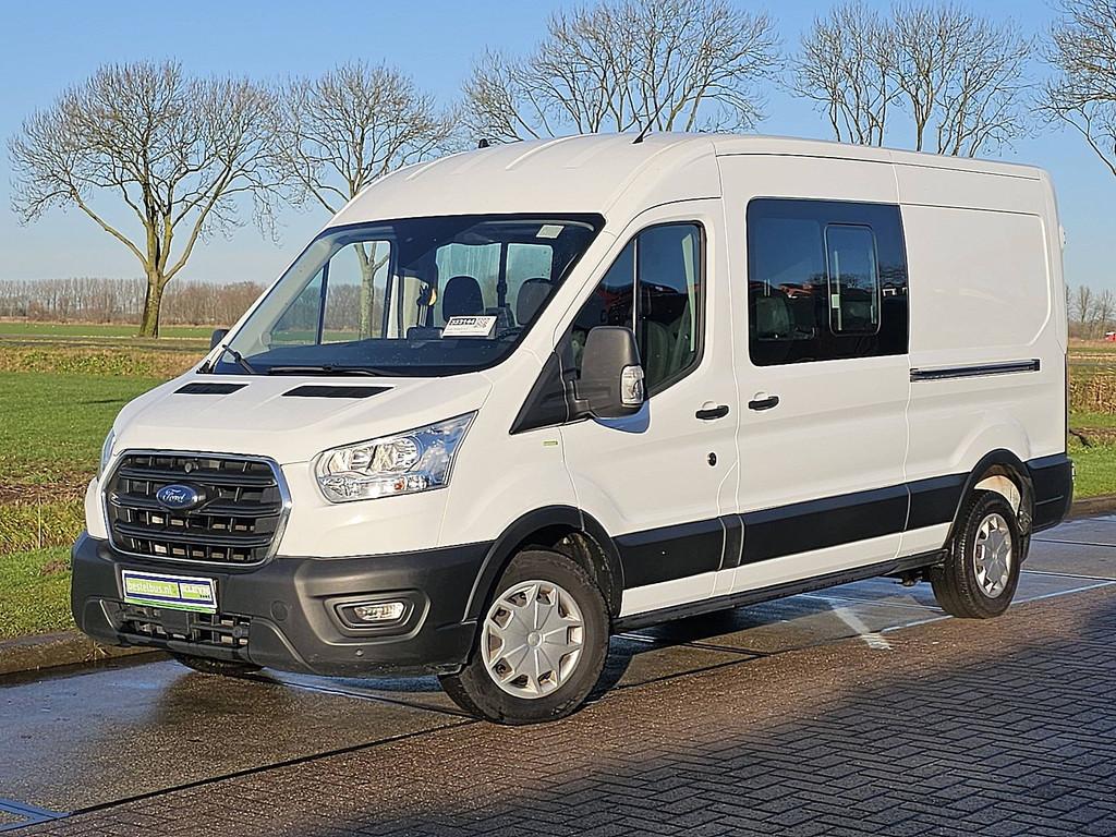 FORD TRANSIT 2.0 l3h2 dubbel cabine!, Euro 6, 4 cilinders, 129 pk, Wit