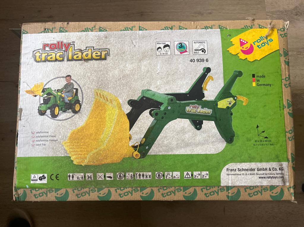 Rolly Toys voorlader voor traptractor - Nieuw in doos, Ophalen of Verzenden, Nieuw, Overige typen