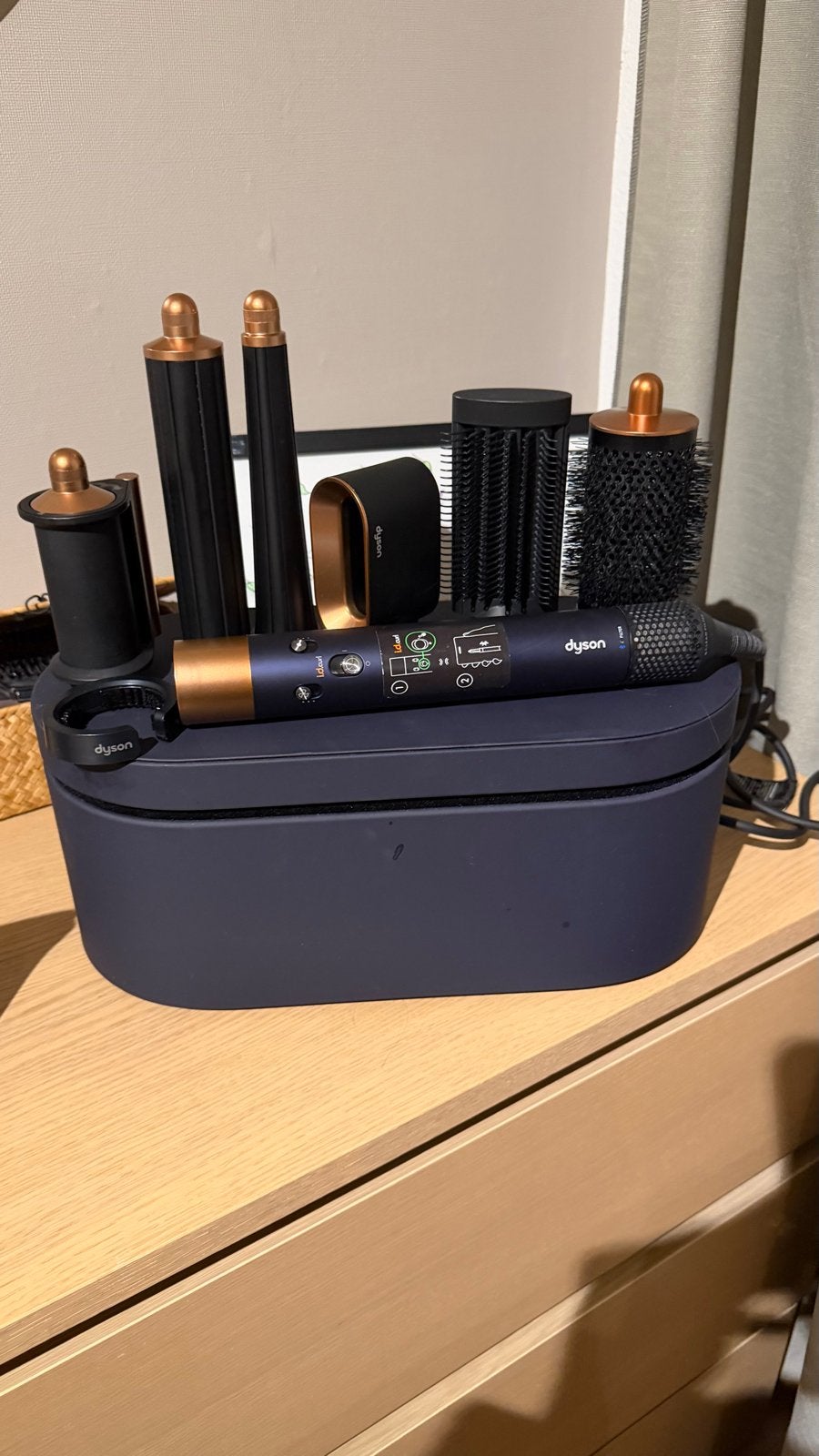 Dyson Airwrap + Wavy - Zo goed als nieuw, Ophalen of Verzenden, Zo goed als nieuw, Krultang of Stijltang