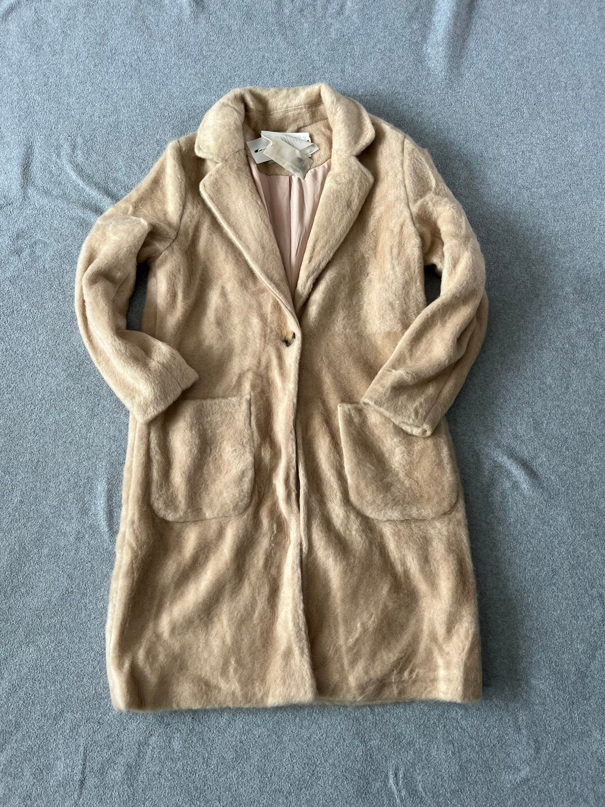 Maat M dames fake fur jas , only nieuw, Ophalen of Verzenden, Nieuw, Maat 38/40 (M), Beige
