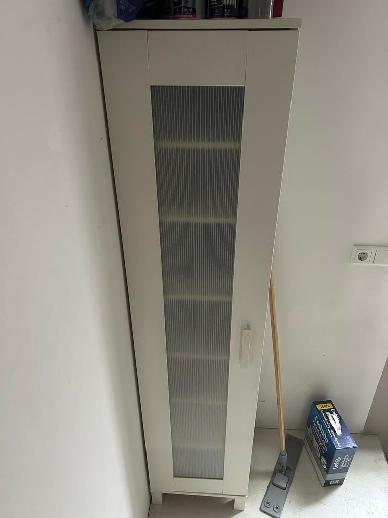 IKEA voorraadkast met kunststof ruitje in de deur, Huis en Inrichting, Kasten | Overige, Ophalen of Verzenden, Gebruikt
