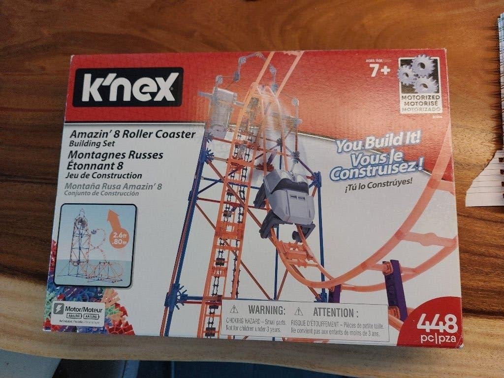 k'nex achtbaan, Ophalen, Gebruikt, K'nex