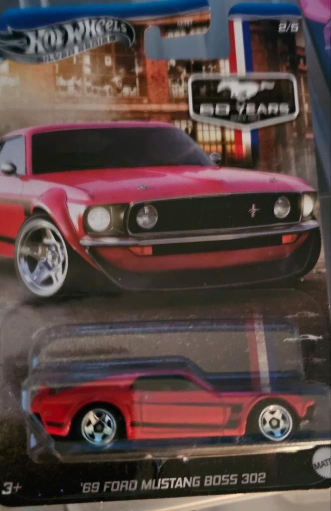 Hot Wheels '69 Ford Mustang Boss 302 - Nieuw in verpakking, Nieuw, Ophalen of Verzenden, 333 Continental Blvd, El Segundo, CA 90245, USA