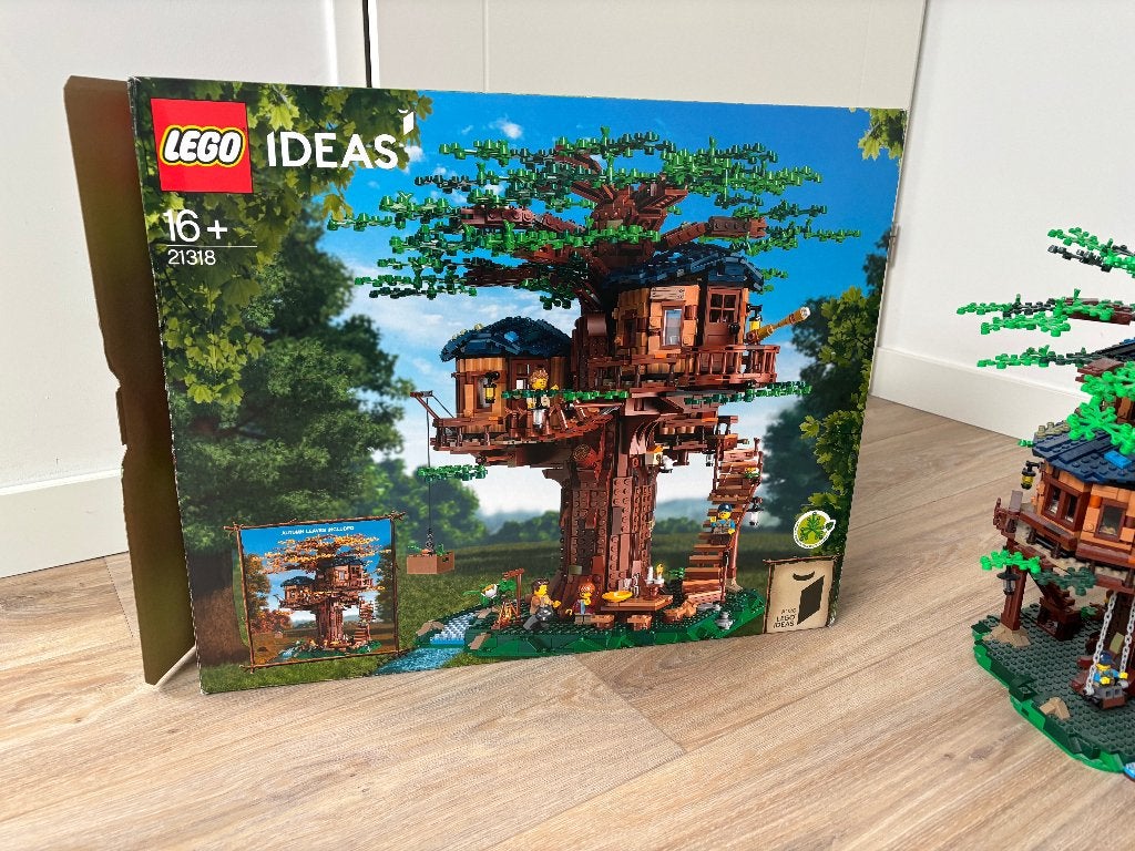 Lego Ideas 21318 Boomhut - Zo goed als nieuw, Inclusief instructies, Lego, Ophalen of Verzenden, Complete set