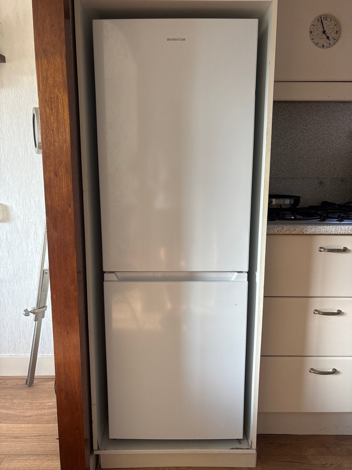 Inventum Koel-vriescombinatie - Zo goed als nieuw, Ophalen, 150 tot 200 liter, 60 cm of meer, Met aparte vriezer