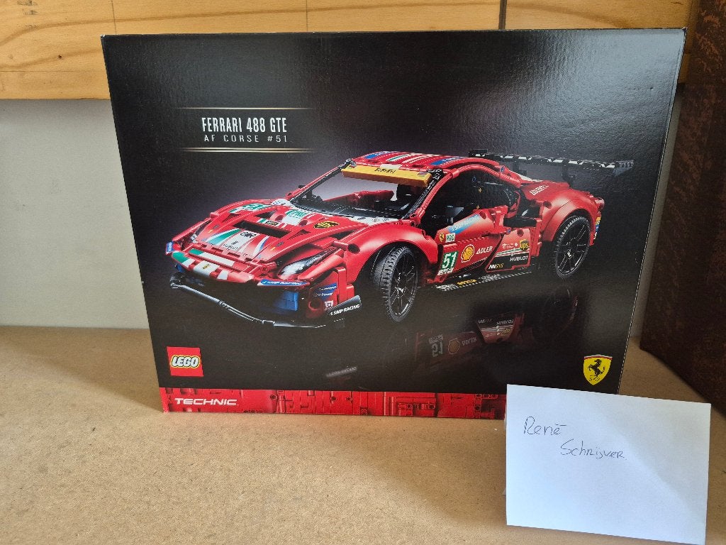 Lego 42125 technic Ferrari Corsa, Compleet, Gebruikt, Lego, Ophalen of Verzenden