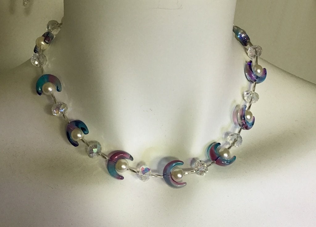 Exclusieve design collier met Swarovski, Sieraden, Tassen en Uiterlijk, Overige kleuren, Verzenden, Nieuw, Verstelbaar