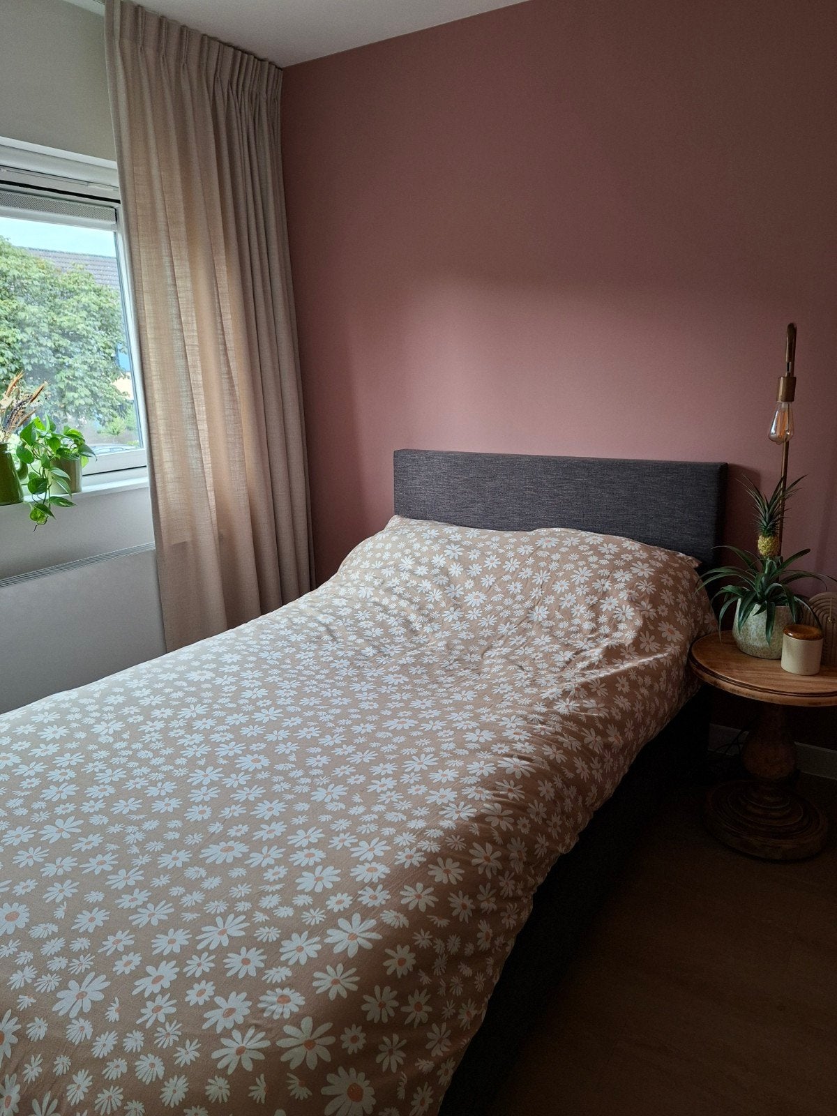 MioDormio Twijfelaar Bed 120x210 cm Donkergrijs, Huis en Inrichting, Ophalen, Gebruikt, 210 cm, Twijfelaar