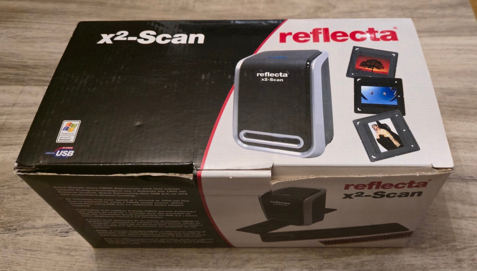 New doos Reflecta x2-Scan Digital Fotoscanner -35mm Dia Nega, Diascanner, Android, Nieuw, Ophalen of Verzenden