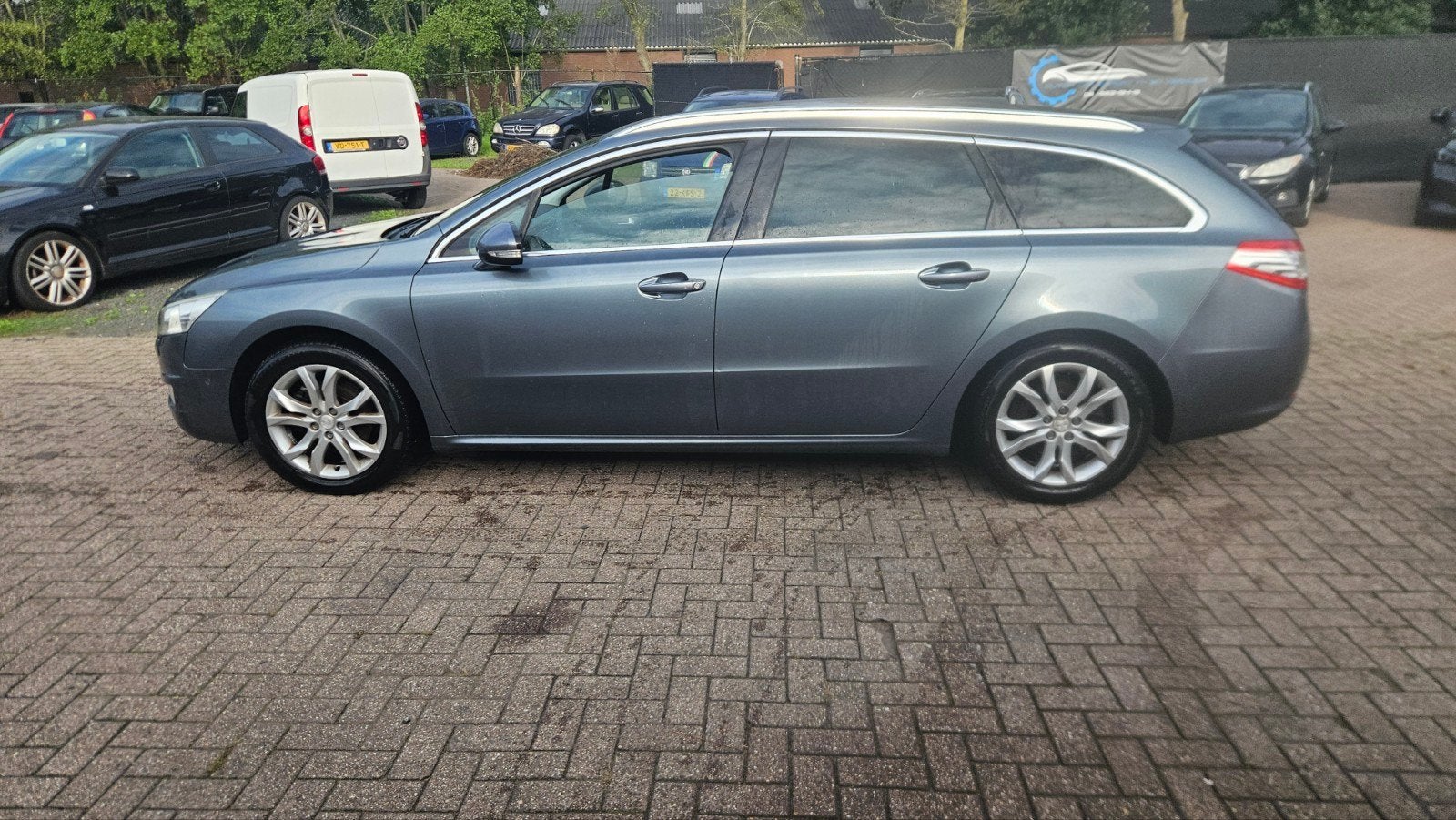 Peugeot 508 1.6 THP SW AUT 2011 Grijs, Auto's, Euro 5, Stof, 1800 kg, Zwart
