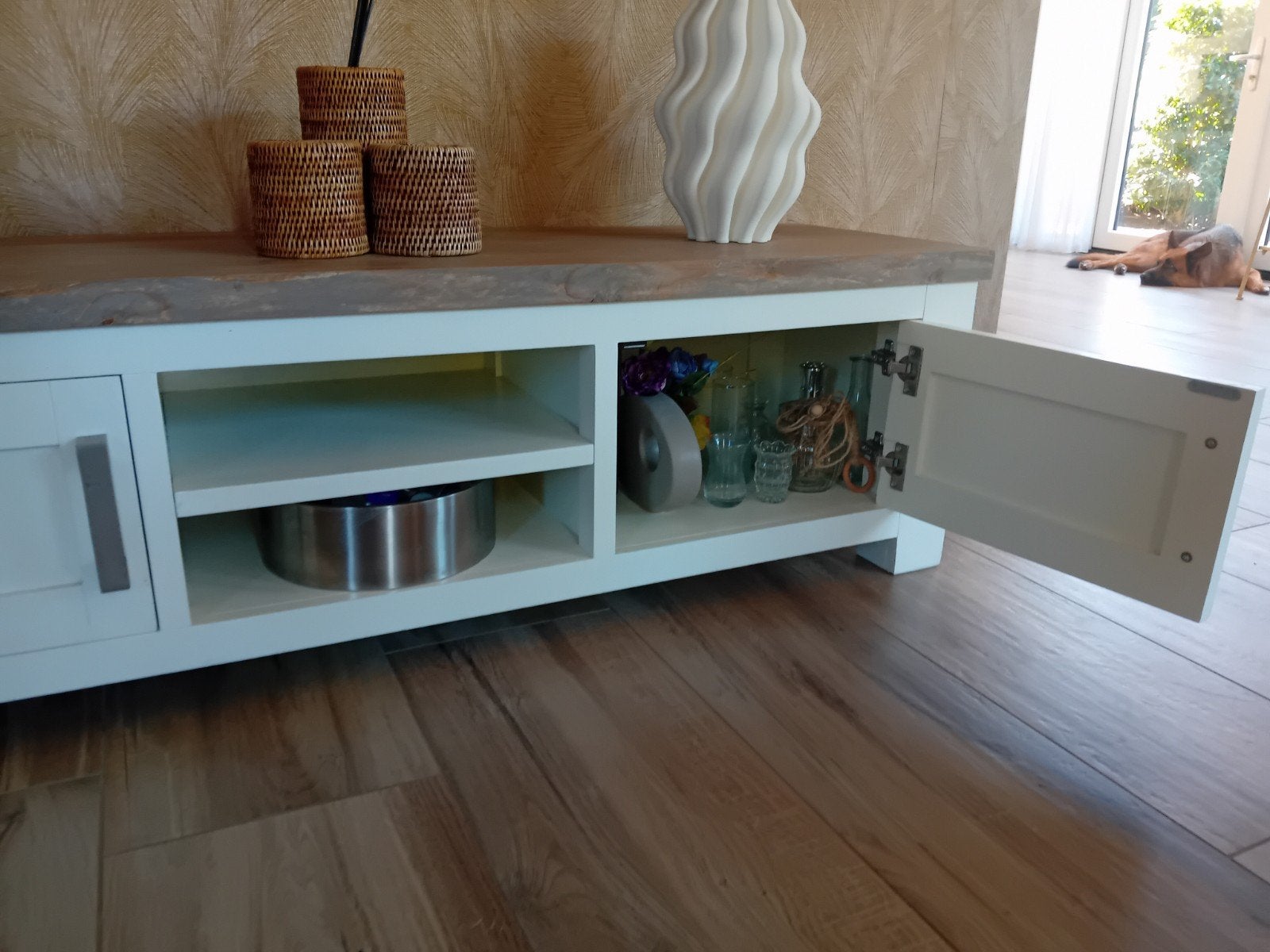 tv meubel zeer mooi!!!!, Ophalen, Zo goed als nieuw, 25 tot 50 cm, Minder dan 100 cm