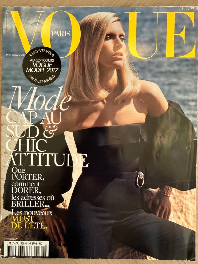 Vogue Paris Juni/Juli 2016 Iselin Steiro, Ophalen of Verzenden, Zo goed als nieuw, Glossy