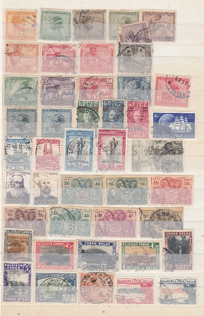 Belg. Congo C, Verzenden, Buitenland