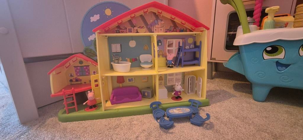 Peppa Pig Speelgoed: Speelhuis, Clubhuis en Camper., Kinderen en Baby's, Speelgoed | Overig, Gebruikt, Jongen of Meisje, Ophalen
