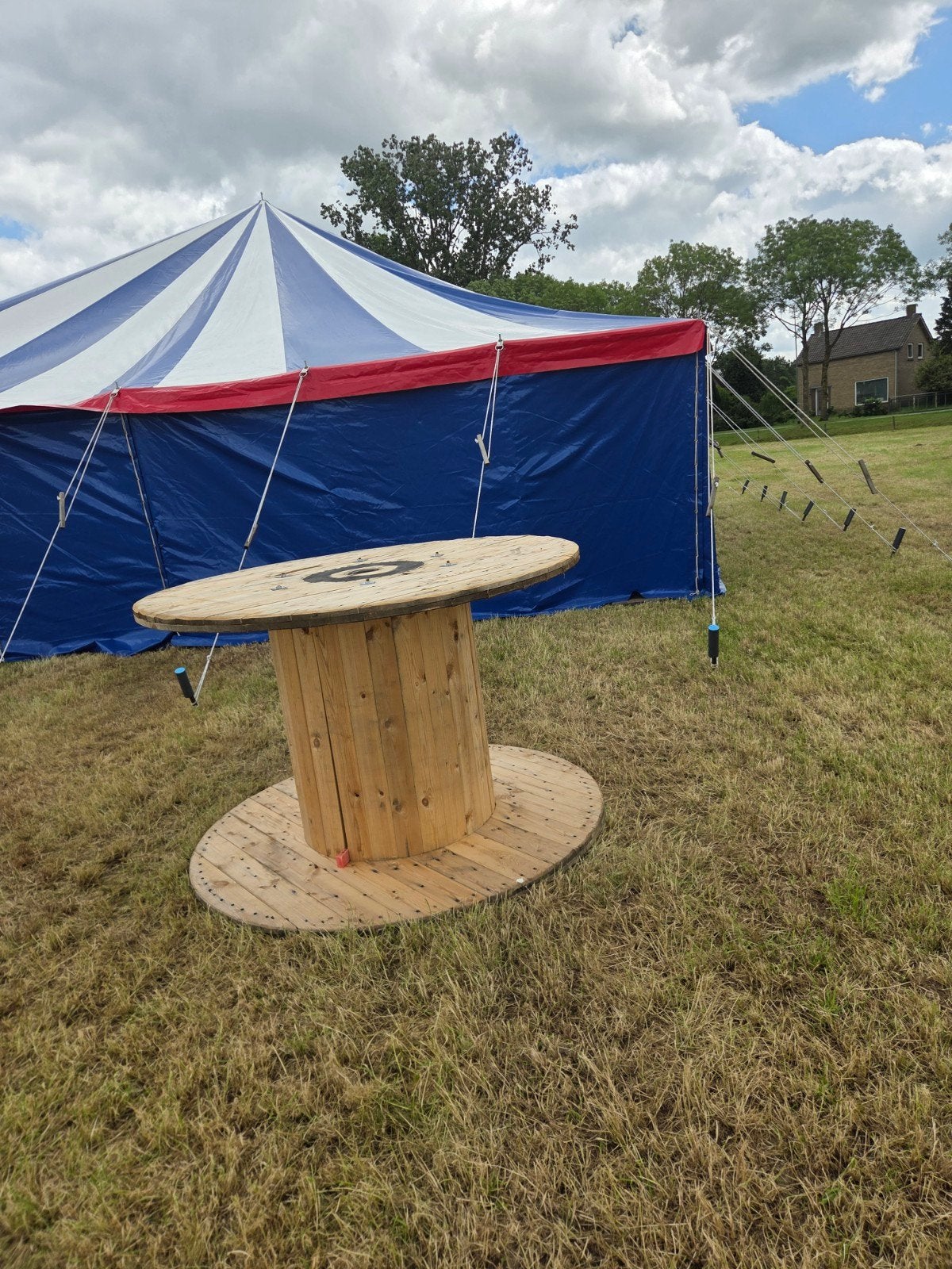 Te koop kabel haspel, Tuin en Terras, Partytenten, Ophalen, Minder dan 5 meter