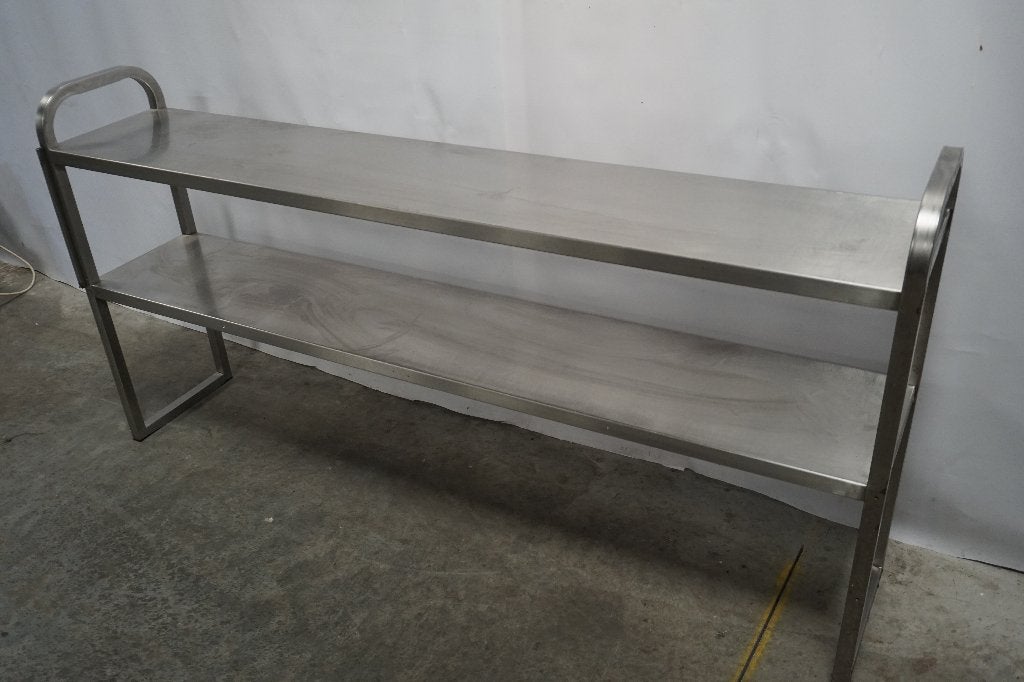 RVS Chefrek etagere rek, Bordenrek, Ophalen, Gebruikt, Metaal
