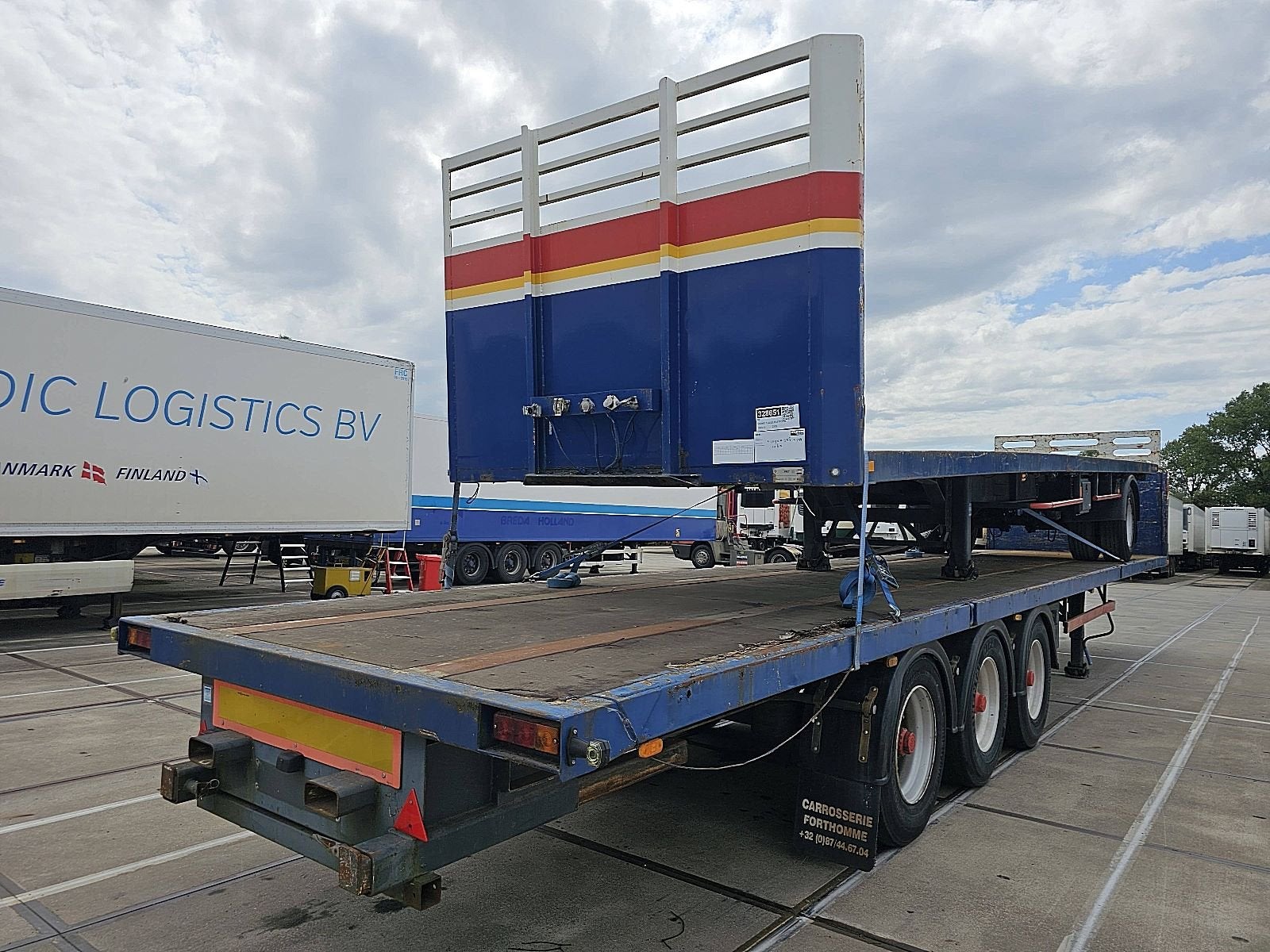 PACTON TXD339 3 axle platform, Overige kleuren, Bedrijf, Aanhangers en Opleggers, Te koop