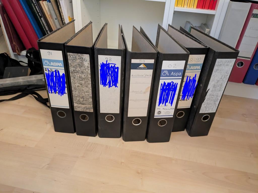 Gratis A4 ordners, Ophalen, Gebruikt