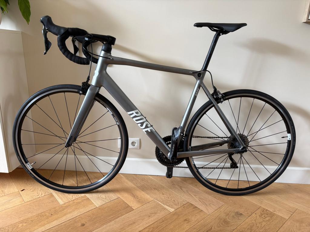 Racefiets Rose Pro SL 105 maat 59 incl. powermeter, 28 inch, Aluminium, Zo goed als nieuw, 57 tot 61 cm