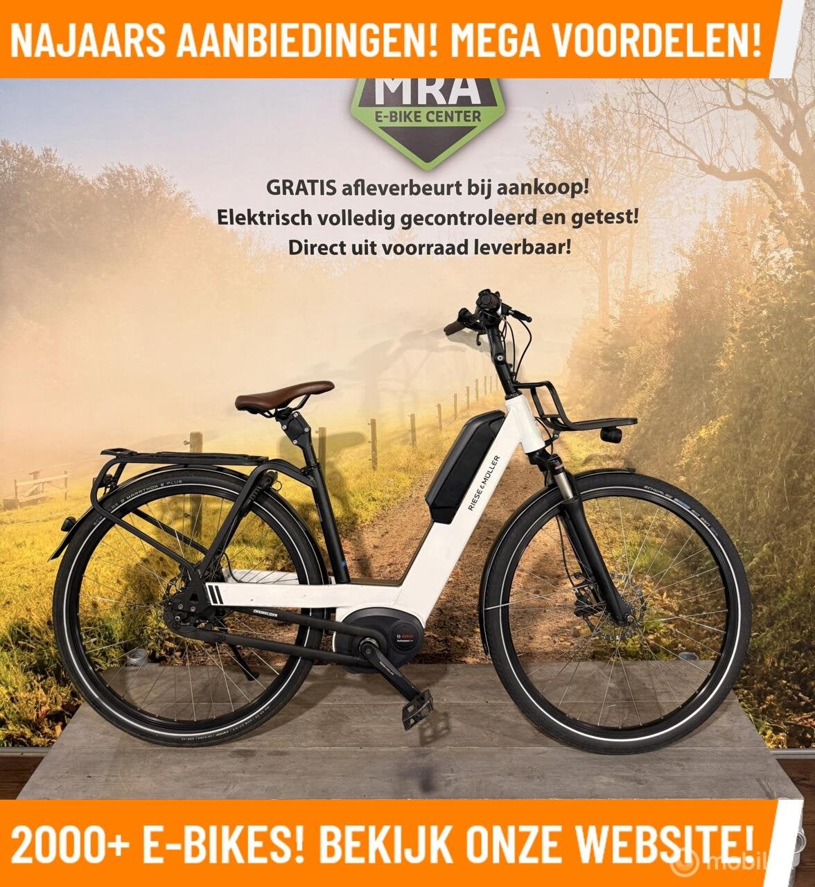 Riese und Müller Elektrische fiets met BOSCH midden motor!, 51 tot 55 cm, Zo goed als nieuw, 50 km per accu of meer, Riese & Müller