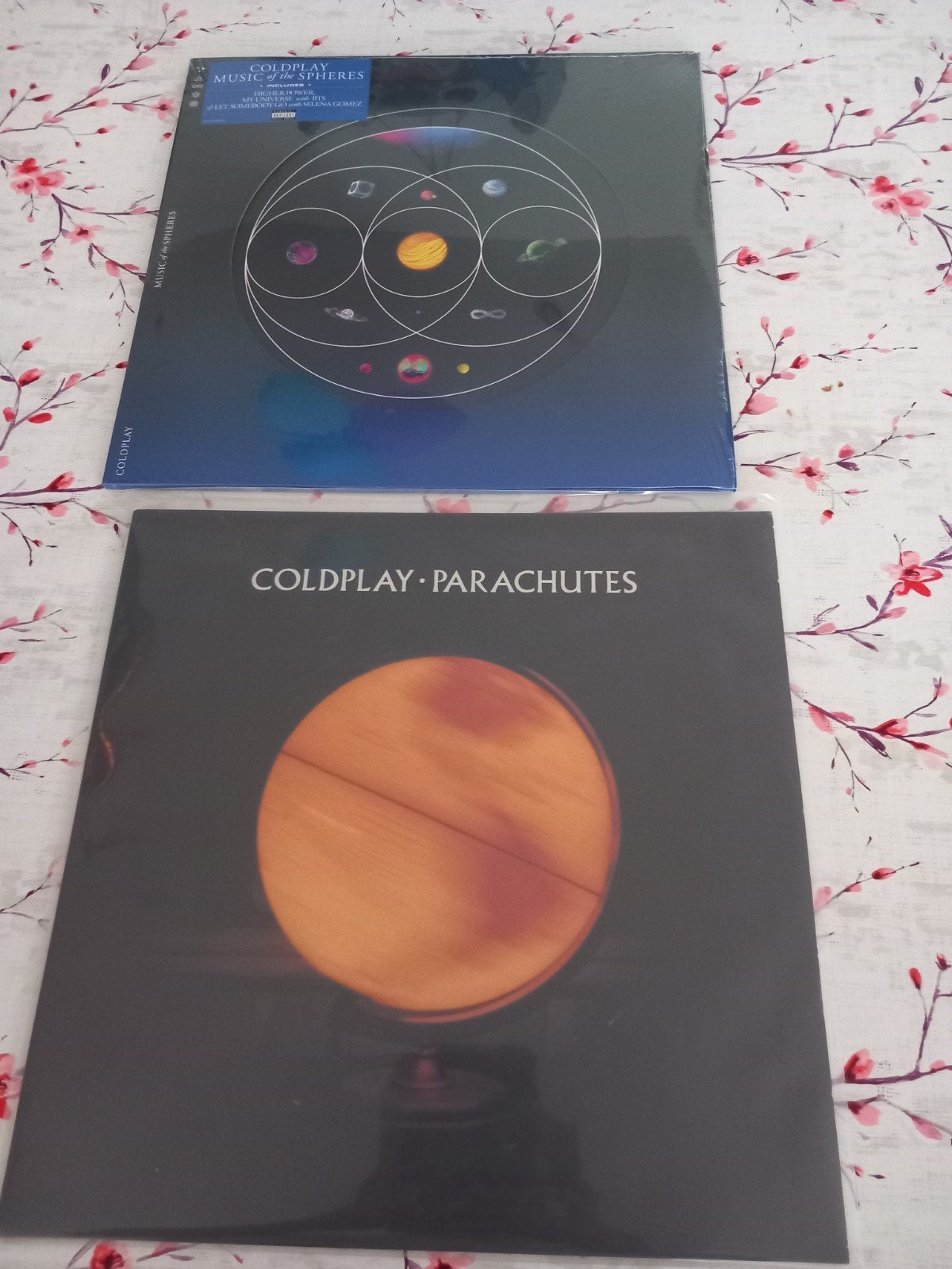 COLDPLAY PARACHUTES EN MUSIC OF THE SPHERES  IZWART VINYL, Cd's en Dvd's, Ophalen of Verzenden