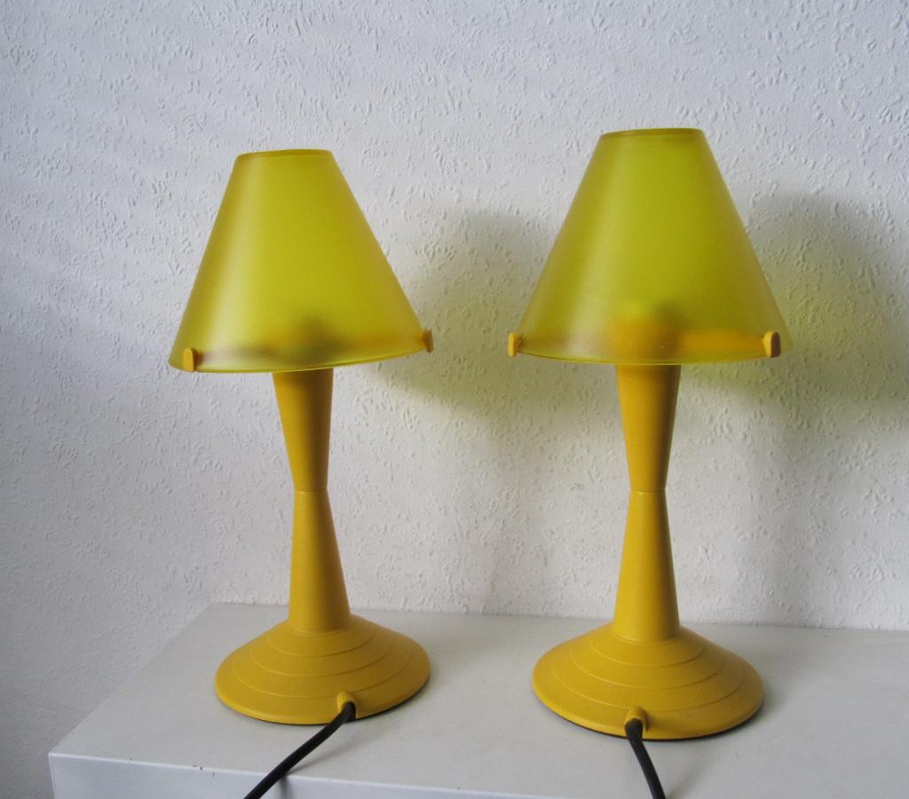 2x Design lampen bedlampjes Veneta Lumi "Lulù" Italie, Huis en Inrichting, Lampen | Tafellampen, Ophalen of Verzenden, Minder dan 50 cm