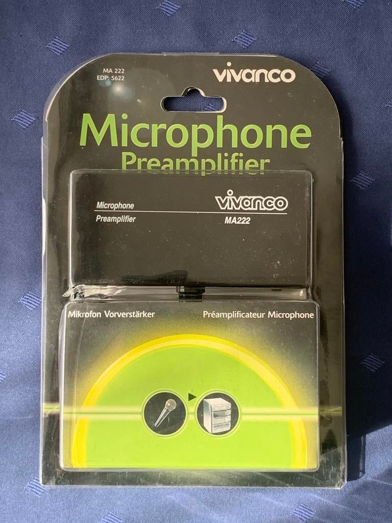 Vivanco MA222 microfoon voorversterker, Ophalen of Verzenden, Nieuw, Overige typen