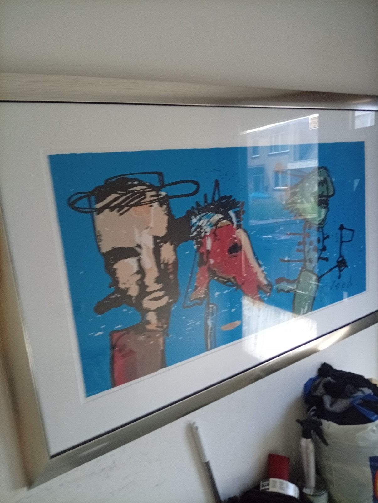 Gesigneerde zeefdruk van Corneille, genummerd 72/150, Antiek en Kunst, Kunst | Schilderijen | Modern, Ophalen of Verzenden