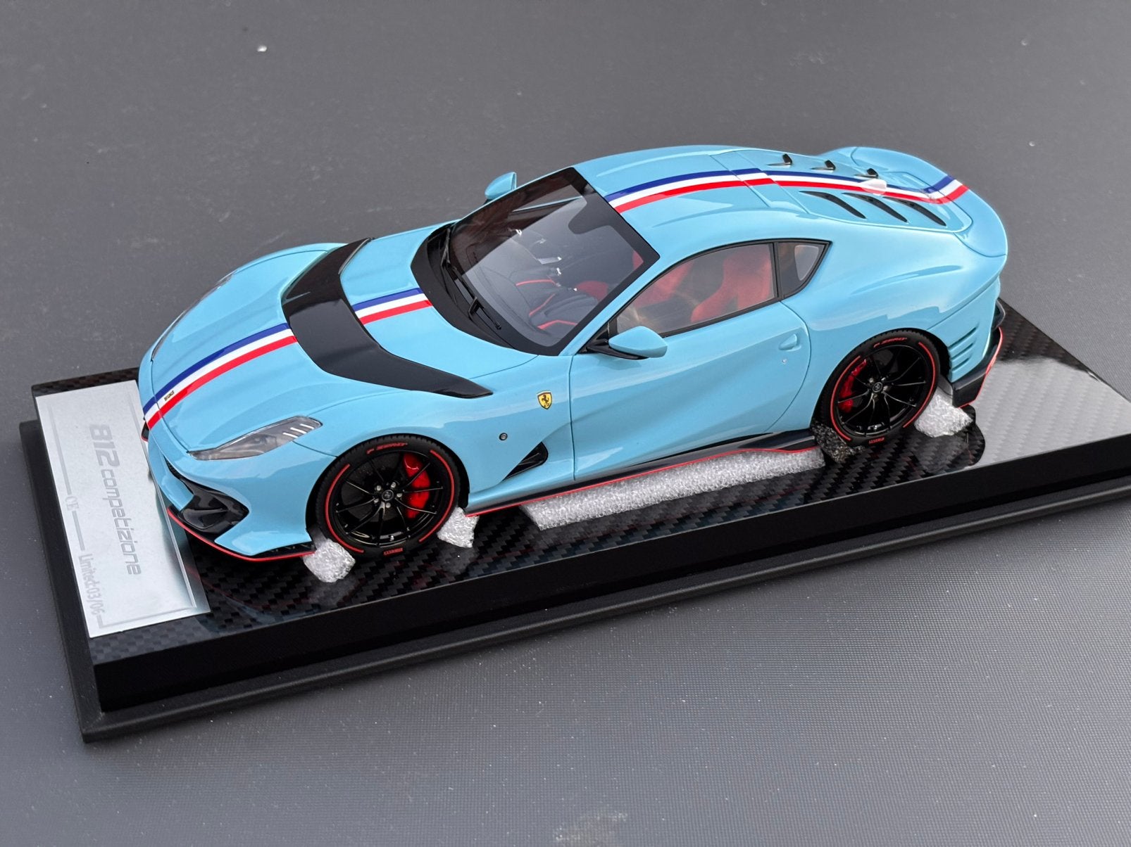 Ferrari 812 Competizione baby blue DR Pro 1:18 ! NIEUW ! C4F, ., Nieuw, Ophalen of Verzenden, DR Pro