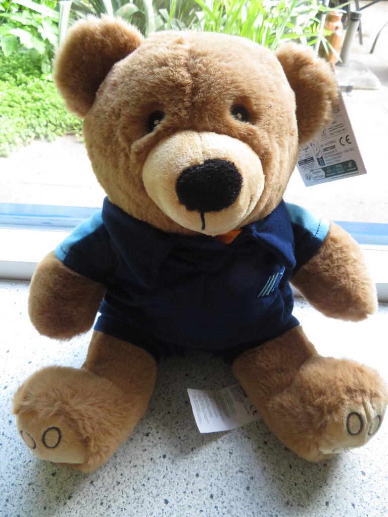 Beer Action Bear in werkkleding outfit nieuw, Beer, Nieuw, Ophalen of Verzenden, Wasbaar