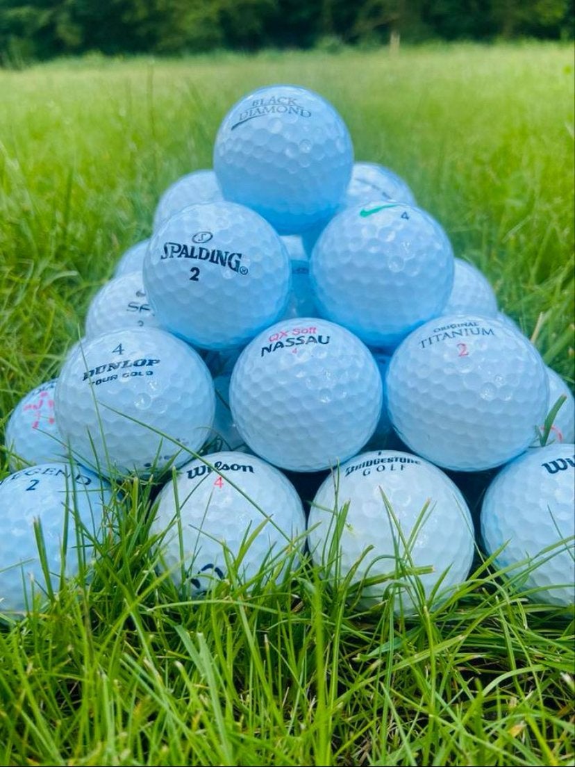 100 gebruikte golfballen mix goede kwaliteit, Sport en Fitness, Golf, Ophalen of Verzenden, Zo goed als nieuw, Bal(len)