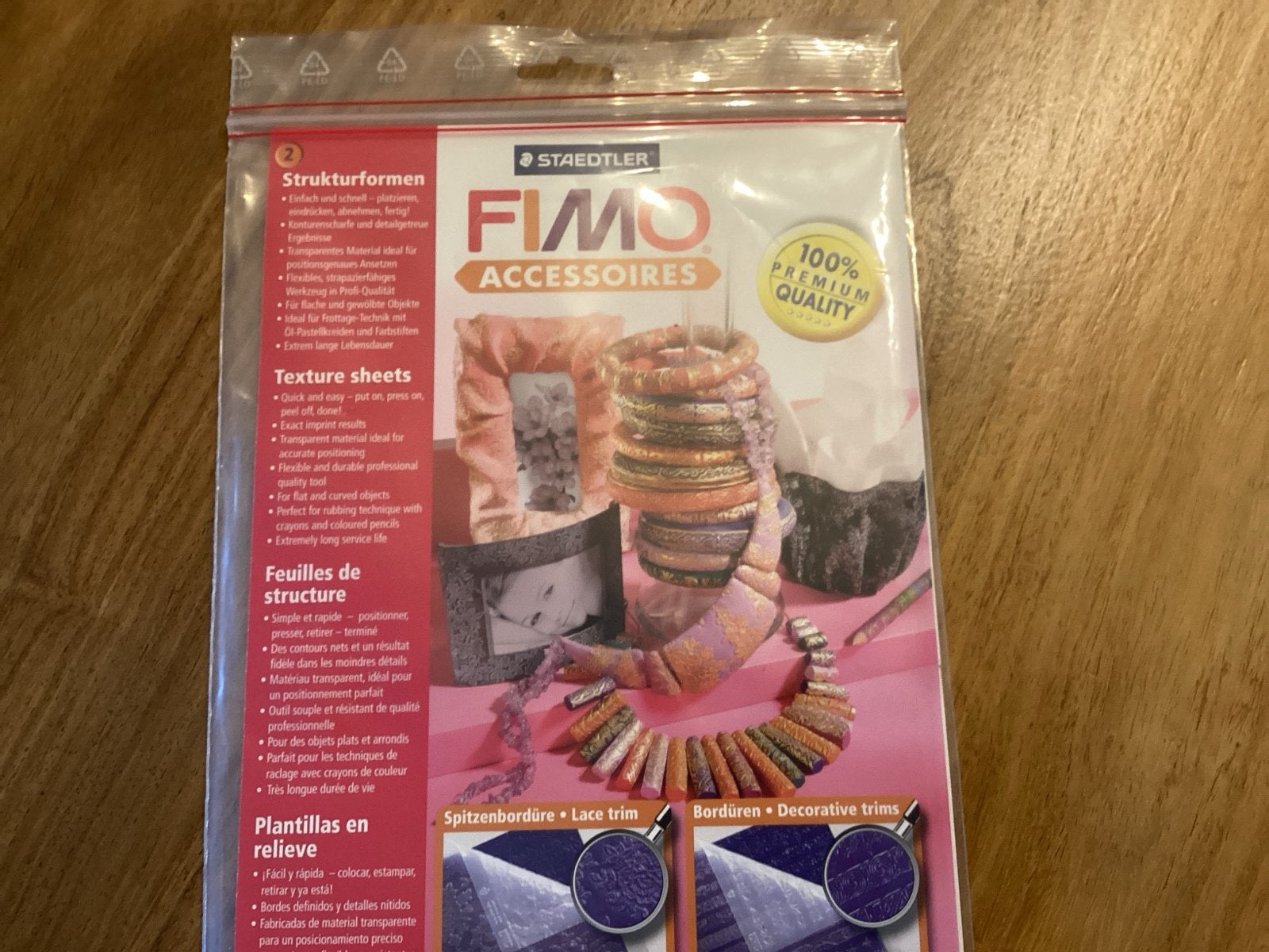 FIMO Accessoires Textuurplaten voor klei - Nieuw, Overige thema's, Nieuw, Ophalen of Verzenden, Kunststof