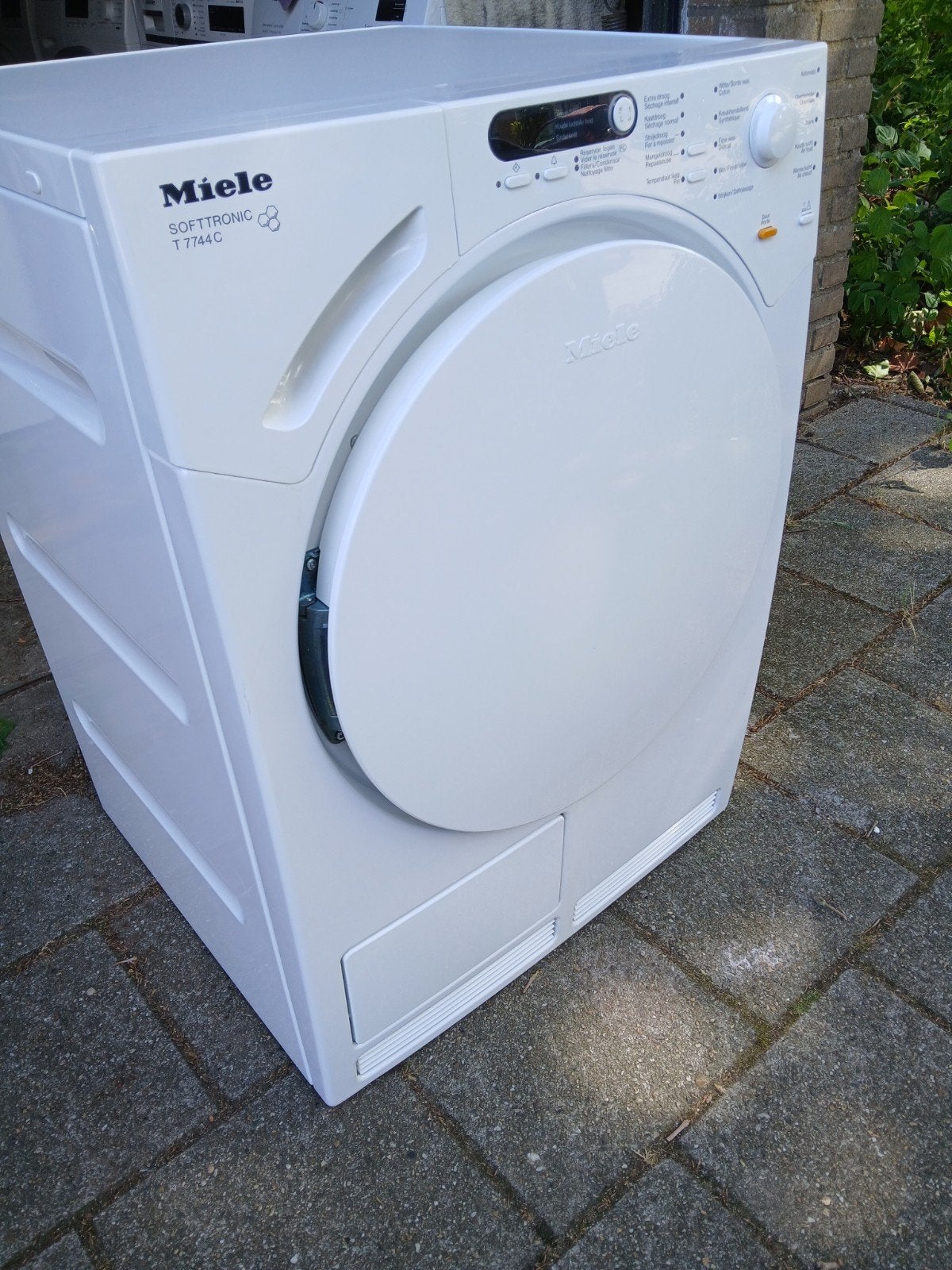 Condensdroger Miele softcare 6-7kg energie-B nette staat!, Ophalen, 6 tot 8 kg, Minder dan 85 cm, Anti-kreukfase