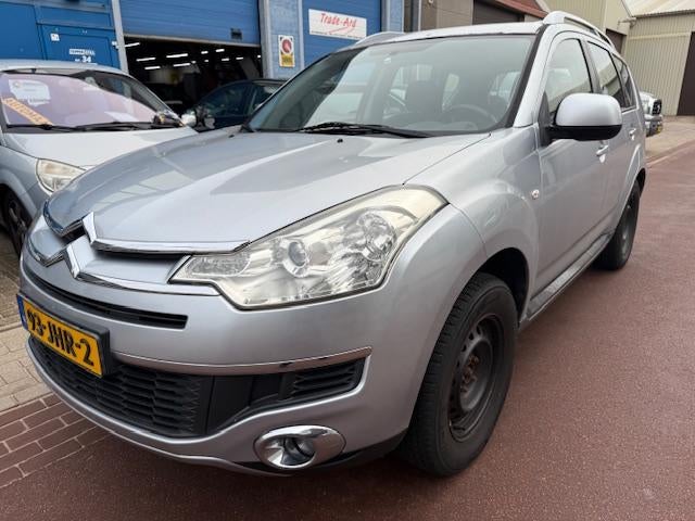 Citroën C-crosser 2.4-16V Dynamique 4WD 7prs. APK 3-27 NAP, Auto's, Citroën, Zwart, 4 cilinders, Bedrijf, Handgeschakeld