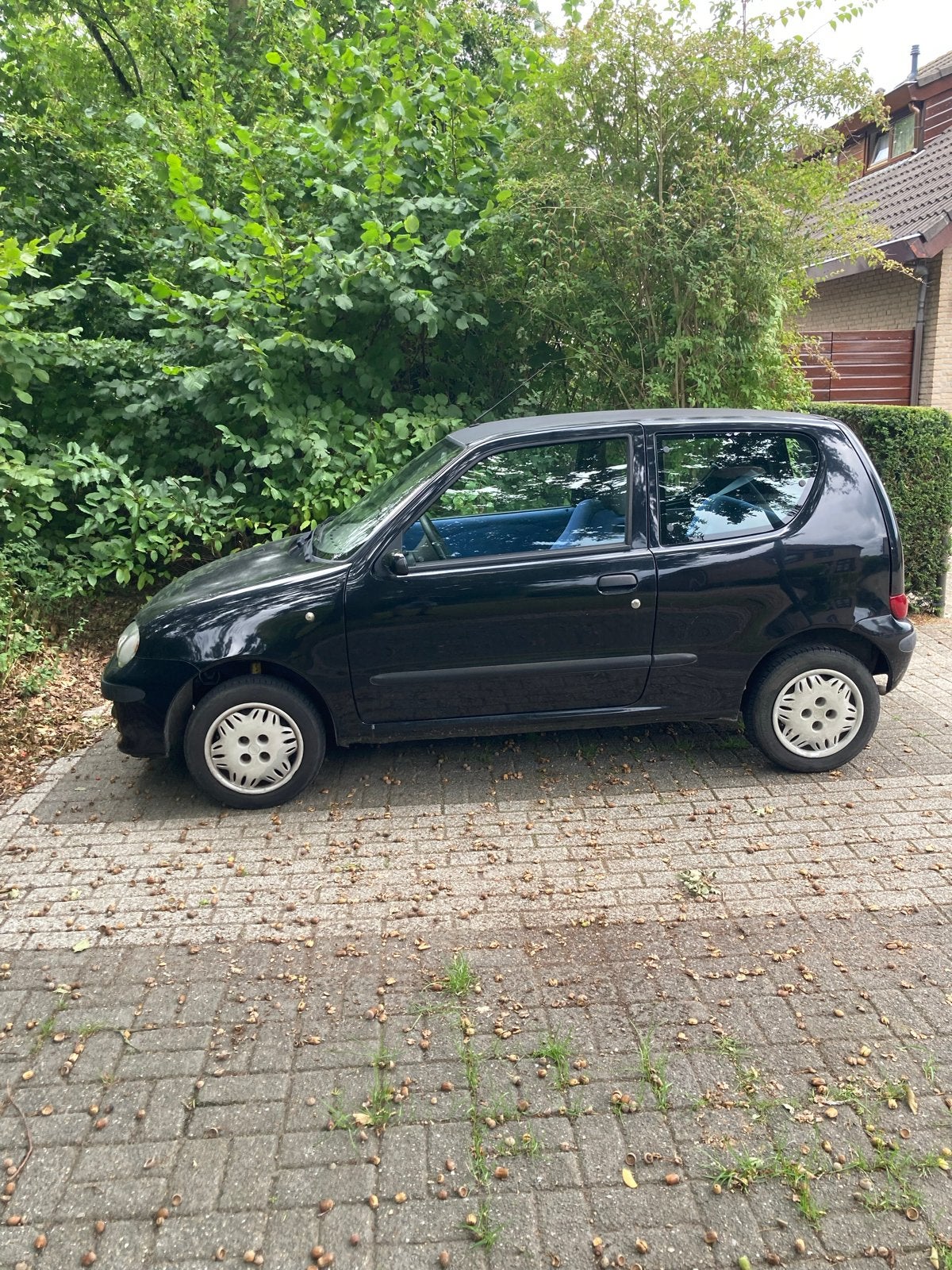 Fiat Seicento 1.1 2001 Zwart, Voorwielaandrijving, 4 cilinders, Zwart, Origineel Nederlands