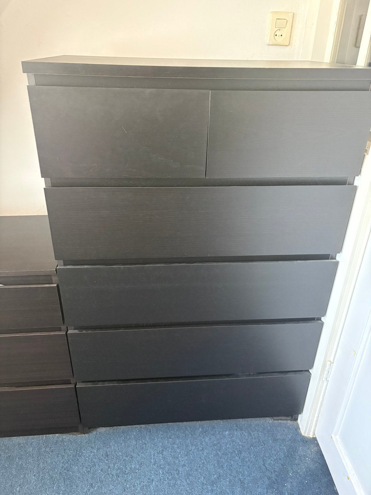 Ikea Malm ladekasten te koop, Huis en Inrichting, Ophalen, Gebruikt, 5 laden of meer, 50 tot 100 cm