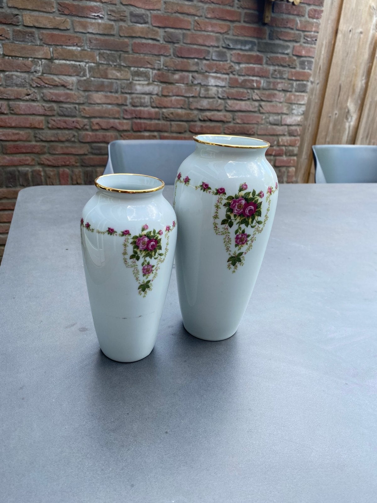Set Franse vazen Limoges, Ophalen of Verzenden