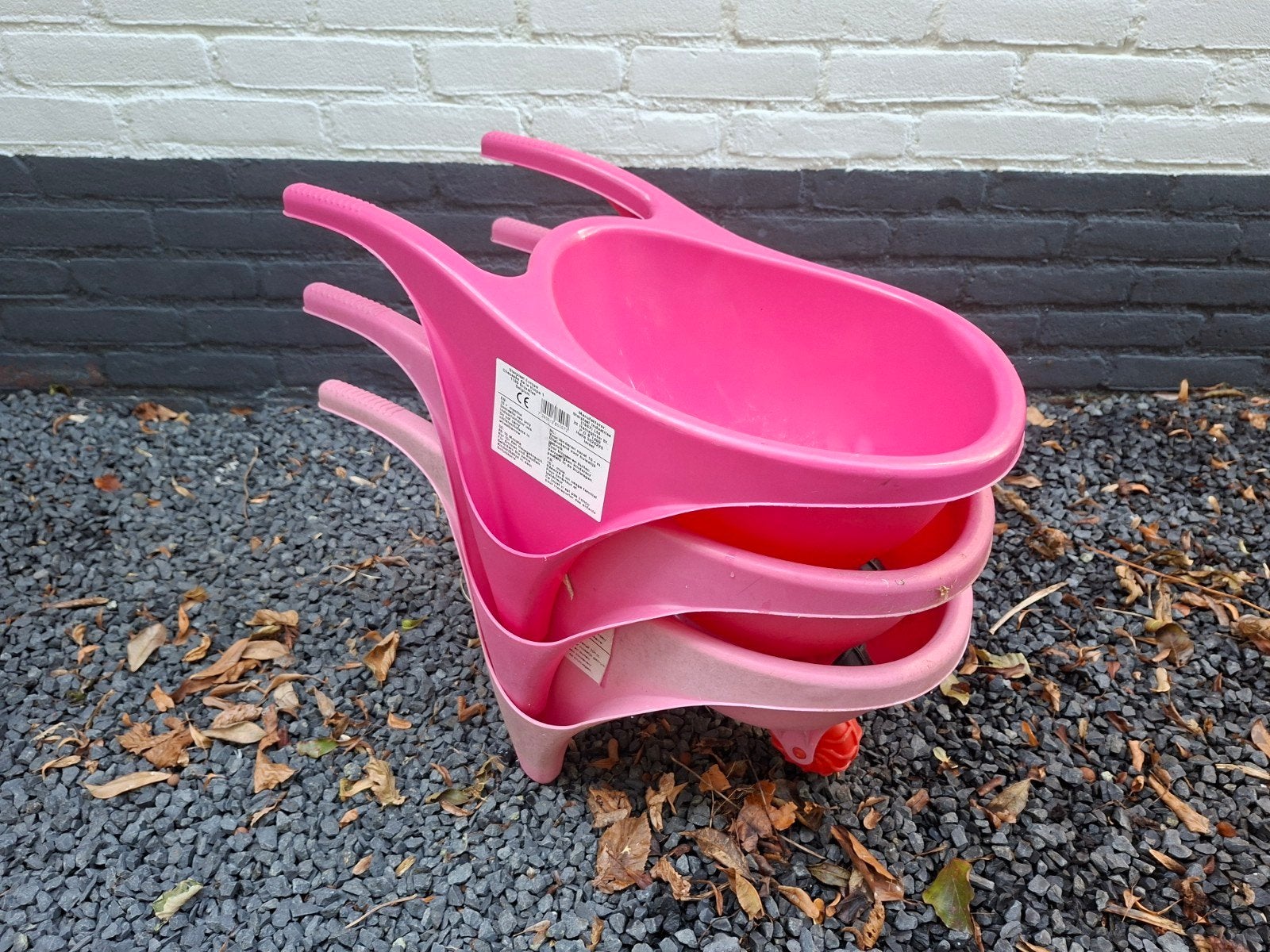 3 roze kinder/peuter kruiwagen. bovenste nieuw, Ophalen, Nieuw