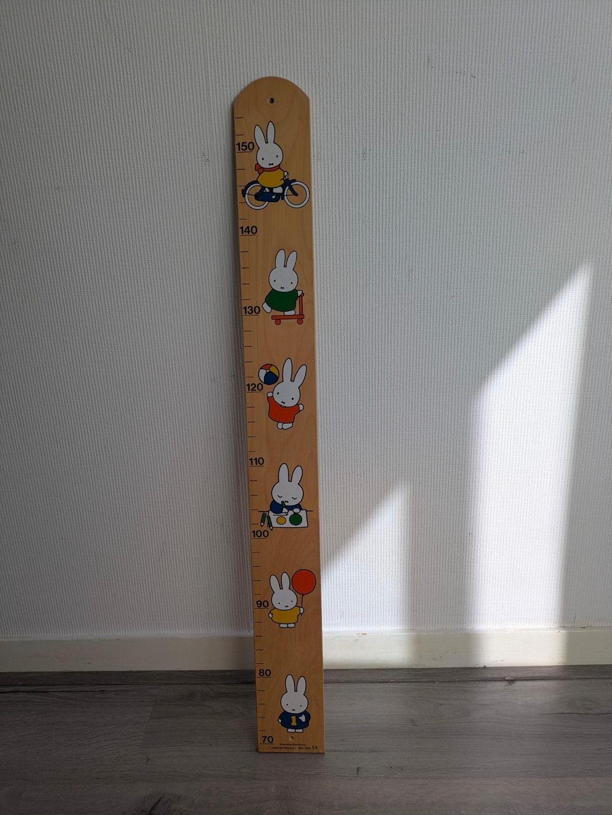Nijntje groeimeter van hout, Ophalen, Zo goed als nieuw, Wanddecoratie