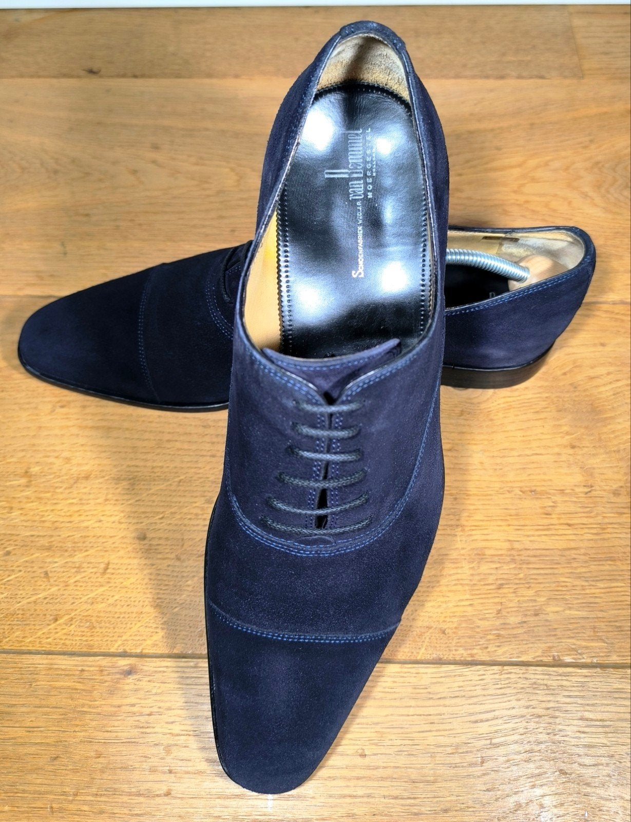 'Floris' Van Bommel herenschoenen maat 10,5 / 45, Ophalen, Blauw, Zo goed als nieuw, Van Bommel