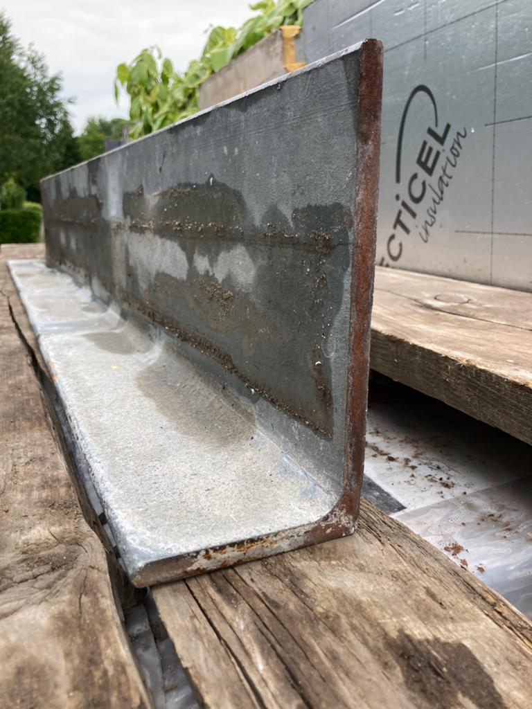 Stalen latei 100x200mm 1,35m lang, Doe-het-zelf en Verbouw, Ophalen, Gebruikt